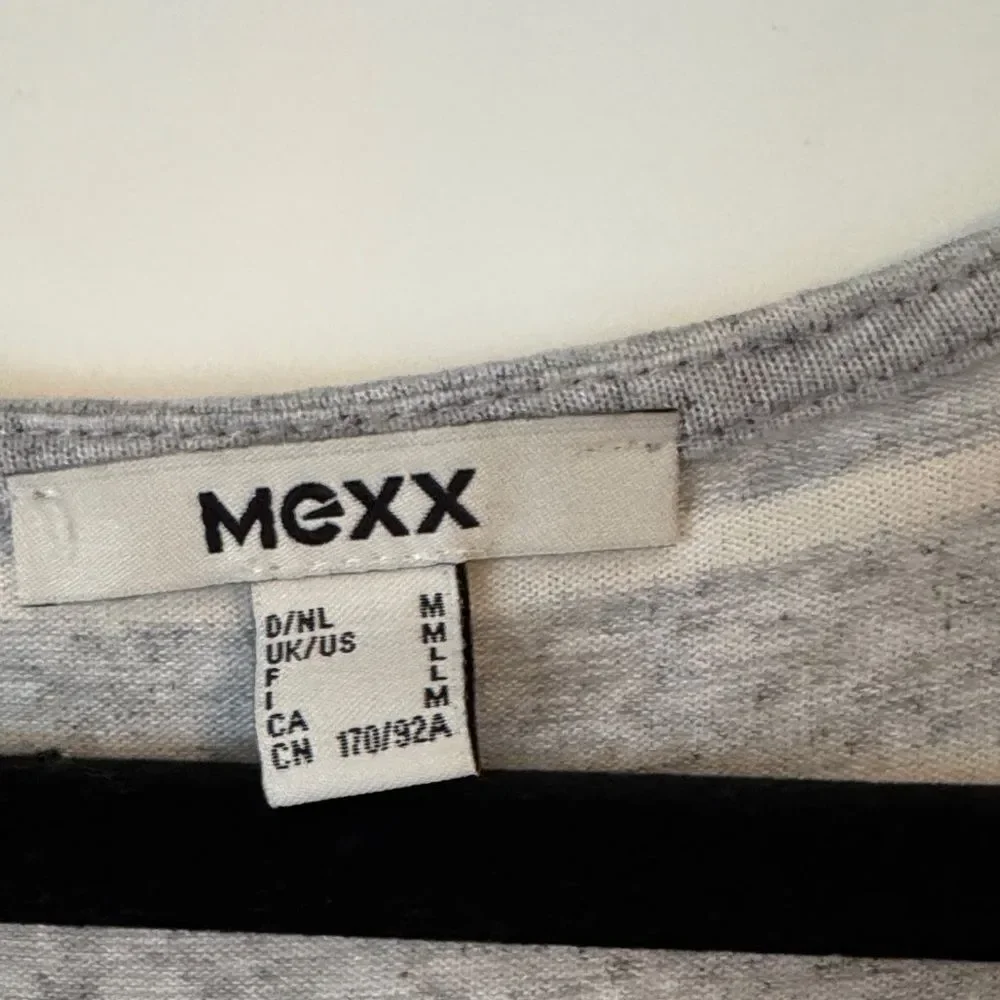 Mexx Grey casual Striped Dress with Tie Waist - Picture 2 of 5
